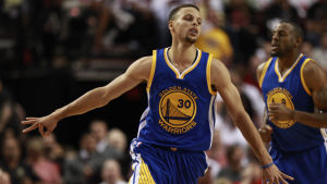 Stephen Curry har vunnit tre titlar med Golden State Warriors och är nära tio-i-topp, men inte ännu. Stephen Curry.
