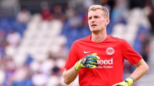 Lukas Hradecky. Lukas Hradecky i Eintrachts tröja.