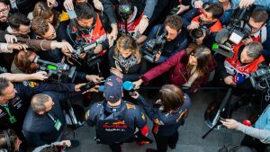 Vad hade säsongen 2018 varit utan "Mad Max" Verstappen? Stort medieintresse för Max Verstappen i Barcelona 2019.