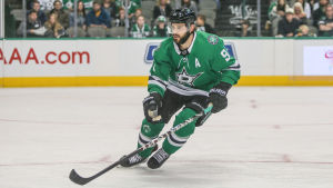 Tyler Seguin har träffat målramen elva gånger den här säsongen och toppar den statistiken. Tyler Seguin på isen.
