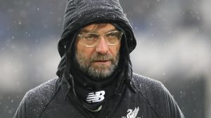 Jürgen Klopp tittar fram emot tisdagens Champions League-retur. Jürgen Klopp.