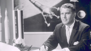 Raketpionjären Wernher von Braun hörde till de första som drömde om rymdstationer. Wernher von Braun suunnitteli kantoraketteja