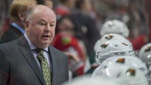 Bruce Boudreau har inte lyckats lotsa Minnesota till framgång. Bruce Boudreau.