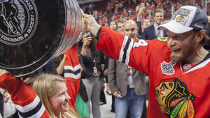 Kimmo Timonen avslutade sin karriär med att vinna Stanley Cup. Kimmo Timonen.