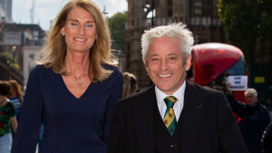 John Bercow med hustrun Sally. Paret har tre barn. 10.9.2019 John Bercow med hustrun Sally 10.9.2019