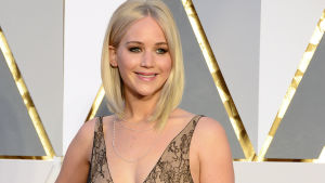 Den Oscarsvinnande skådespelaren Jennifer Lawrence är en av flera kändisar som inte använder sociala medier. Jennifer Lawrence på Oscarsgalan 2016.