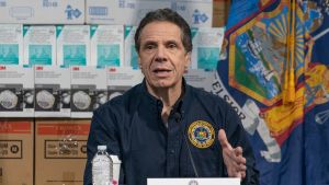 Andrew Cuomo höjde sin profil i fjol våras då han gav regelbundna presskonferenser om coronaläget i sin delstat New Yorks guvernör Andrew Cuomo