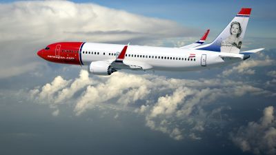 Ett Boeing 737 MAX8-flygplan