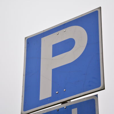 Skylt för parkeringsplats