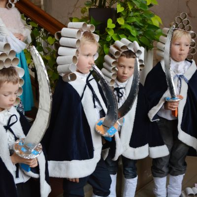 1700-tals festligheter för Lovisa ettor i Rådhuset.