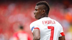 Startar Breel Embolo? Breel Embolo är anfallare för Schweiz.