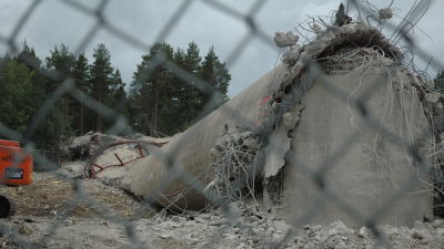 Skorstensruinen.