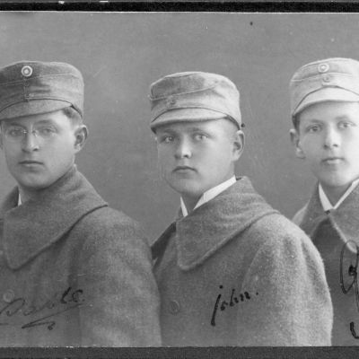 Carl-Rudolf, John och Gustav Gardberg