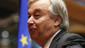 FN:s flyktingkommissarie António Guterres. FN:s flyktingkommissarie António Guterres.