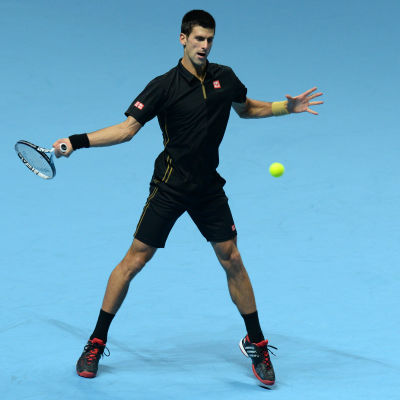 Novak Djokovic vann lätt över Stanislas Wawrinka.