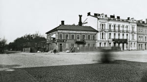 Hufvudstadsbladet i centrala Helsingfors 1888 Mellan raderna - Helsingfors centrum 1888