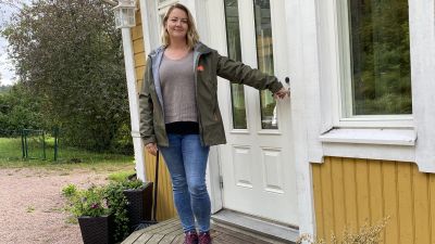 Linda Forsström är husmor på Skräddars gård i Ingå.