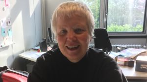 Elisabeth Paefgen på sitt kontor i Berlin. Elisabeth Paefgen på sitt kontor i Berlin.