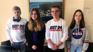 Skårgårdshavets skolas elever i Kasnäs. Elever på Skärgårdshavets vinterträff i Kasnäs.