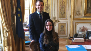 Frankrikes president Emmanuel Macron bjöd in Sherin Khankan efter att han läst hennes bok. Han ville diskutera hur hon ser på en reformering av islam. Sherin Khakan och Frankrikes president Emmanuel Macron