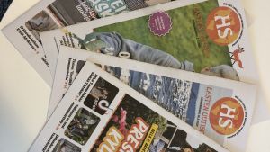 Helsingin Sanomat hör till dem som har satsat på en ny egen papperstidning för barn. Helsingin Sanomats barntidining Lasten Uutiset.
