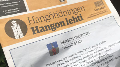 sista numret av Hangötidningen