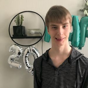 Profilbild på person. 