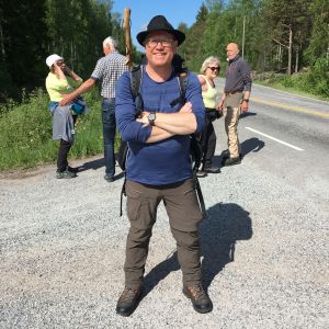 Peter Lüttge på pilgrimsleden