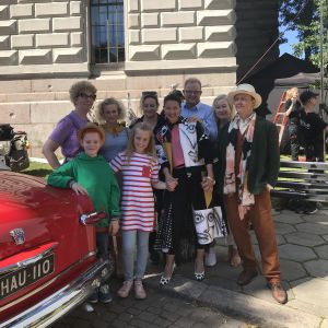 Skådespelarna i barnfilmen Risto Räppääjä ja väärä Vincent Skådespelarna i barnfilmen Risto Räppääjä ja väärä Vincent.