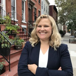 Johanna Törn-Mangs i Brooklyn i New York.