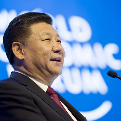 Xi Jinping i Davos.