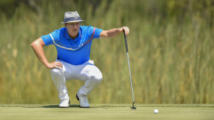 Tapio Pulkkanen har klarat kvalgränsen i fem av sina nio första tävlingar på Europatouren. Tapio Pulkkanen i Tshwane Open 2018.