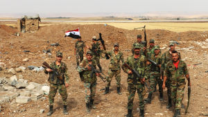 Syriska regeringsstyrkor har ersatt kurdiska soldater vid en del frontavsnitt i nordöstra Syrien. Syriska regeringsstyrkor har ersatt kurdiska soldater vid en del frontavsnitt i nordöstra Syrien