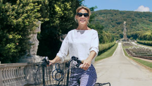 Ella Kanninen pyöräilee Italiassa