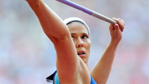 Tidigare spjutkastaren Mikaela Ingberg har två EM-brons och ett VM-brons. Mikaela Ingberg, OS 2008.