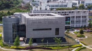 Det virologiska insitutet i Wuhan fotograferat den 17.4. Det virologiska insitutet i Wuhan fotograferat den 17.4.