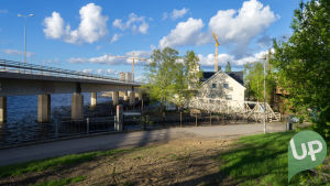 Tampereen navigaatioseuran talo on yksin UP:n kuvauspaikoista.