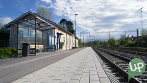 Nokian rautatieasema on yksin UP:n kuvauspaikoista.