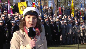 Maria Nylund framför Brahe Djäknar under sändningen från Vårdberget 2016. Maria Nylund framför Brahe Djäknar under sändningen från Vårdberget 2016.