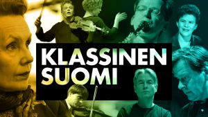 Klassinen Suomi on 10-osainen dokumenttisarja ja uudenlainen tutkimusmatka klassisen musiikin maailmaan - sen kulisseihin ja luovuuden ja tinkimättömän työn todellisuuteen. Kuvassa sarjassa haastateltavia taiteilijoita.