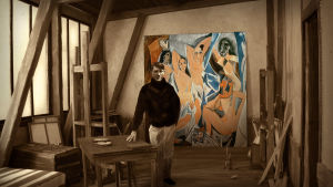 Pablo Picasso ateljeessaan sarjassa Ranskan modernismin kiehtova historia