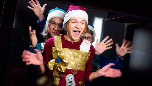Kuvassa Lenni Morris (Joel Bonsdorff), Osku Haavisto (Atte Reunanen) ja Roni Siren (Ville Rossi).