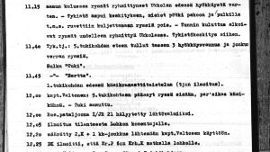 Utdrag från regementets krigsdagbok. Utdrag ur regementets krigsdagbok