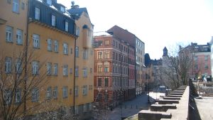 HFD:s beslut berör sammanlagt 28 trapphus i nio hus i Kronohagen. Hus i Kronohagen i Helsingfors.