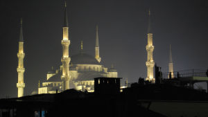 Det bysantinska rikets huvudstad Konstantinopel, numera det turkiska Istanbul, fick sig en släng av pesten på 500-talet, men det råder diskussion om hur omvälvande det faktiskt var eller inte. Moskén Hagia Sofia i Turkiet.