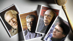 Valokuvivva Paavo Tolvanen (vas.) Kiteeltä, Eero Lapinleimu Toijalasta, Martti Hoffren Uimaharjusta sekä Jyrki Nurmi Perniöstä.