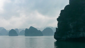 Merimaisema Halonginlahdelta Vietnamissa.