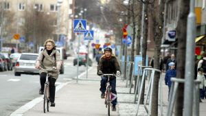 Det här är en illustrativ bild som kan fungera till en nyhetstext om till exempel trafik, hälsa, cykling osv.