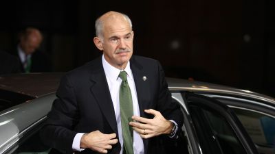 Papandreou i Bryssel i december 2009