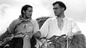 Malviina (Kirsti Hurme) ja Juhani (Tauno Palo) Malviina (Kirsti Hurme) ja Juhani (Tauno Palo) elokuvassa Loviisa, Niskavuoren nuori emäntä